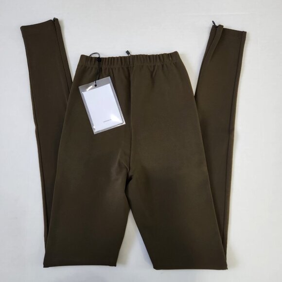 Wardrobe.NYC NWT Side Zip Legging Womens XS Military Green Pull On Stretch $400 - Picture 4 of 12